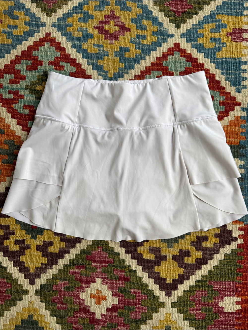 Athleta Women’s White Tennis Skort with Layered Hem